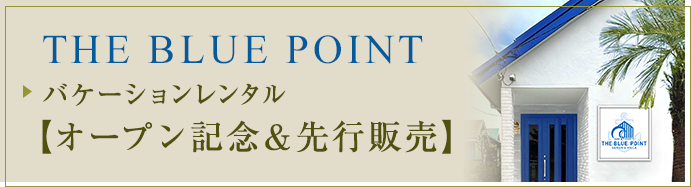 THE BLUE POINT バケーションレンタル【オープン記念&先行販売】